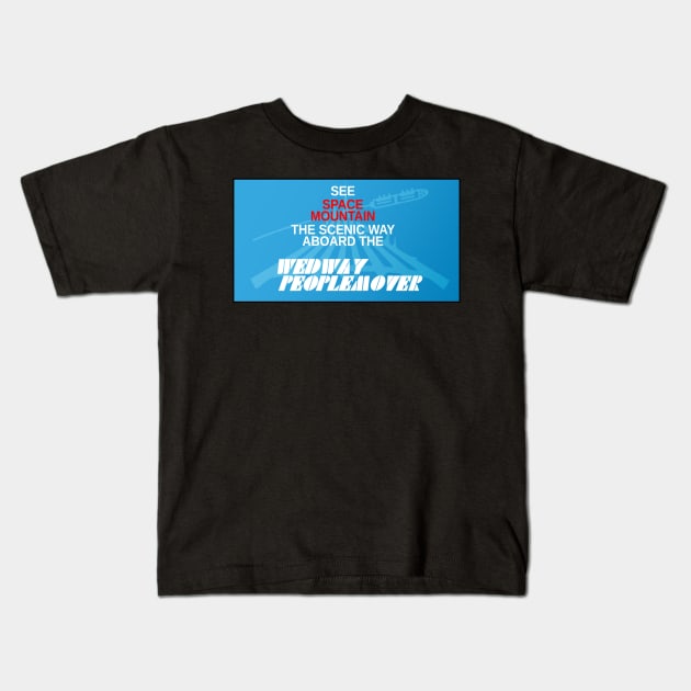 WEDWay Peoplemover! Kids T-Shirt by Bt519